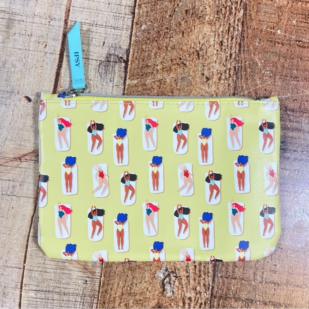 ipsy Feminist Women Empowerment Vibrant Colorful Makeup Bag Bundle Pastel Summer
